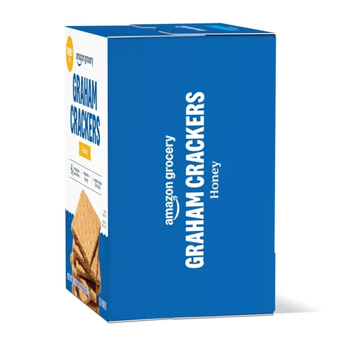 Vista 5 de Marca Amazon – Happy Belly Honey Graham Crackers, 28.8 onzas