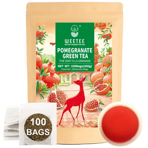 Vista 26 de WT WEETEE Emperor's Pu-erh - Bolsas de té 100 unidades, té oscuro Yunnan fermentado envejecido, suave y suave, con cafeína
