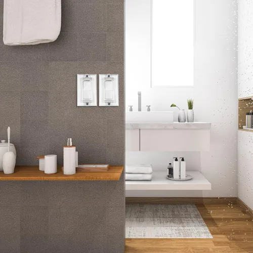 Vista 7 de PSZEZNZ - Cubierta protectora para interruptor de luz, cubiertas de salida de interruptor de luz para interruptores de pared modernos y planos