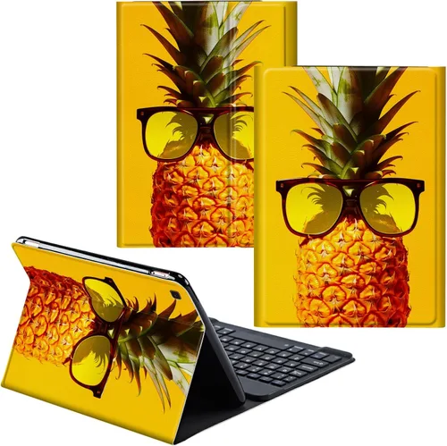 Vista 71 de Para Samsung Galaxy Tab S6 Lite Funda 2022/2020 Teclado Inalámbrico Desmontable Y Cubierta De Soporte De Cuero PU Funda Protectora Para Samsung