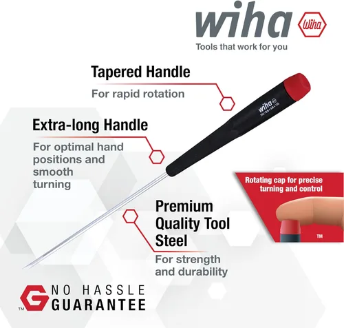 Vista 2 de Wiha 7 piezas juego de desarmador de precisión e inclinado Phillips