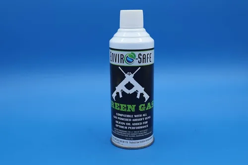 Vista 4 de Recambio de gas verde Airsoft para pistola, rifle (2 latas) 13.5 onzas líquidas cada una