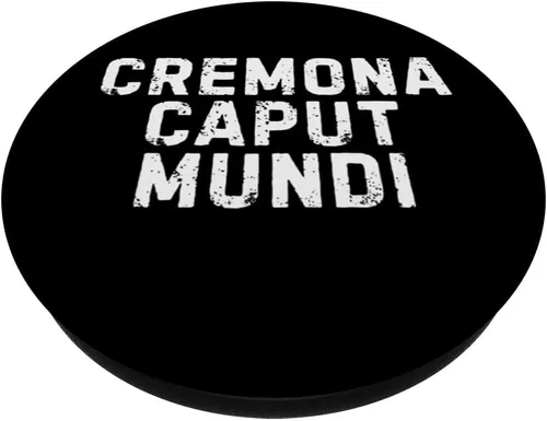 Vista 2 de Cremona Caput Mundi Città Simpatica Uomo Donna Bambino PopSockets Adhesive PopGrip