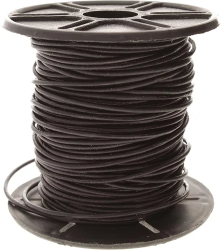 Vista 96 de The Beadsmith Cordón de cuero – Negro – Bobina de 0.039 in – 5 yardas/5.0 ft – Tanga de cuero indio ideal para trenzar, cuentas, collares, cordones