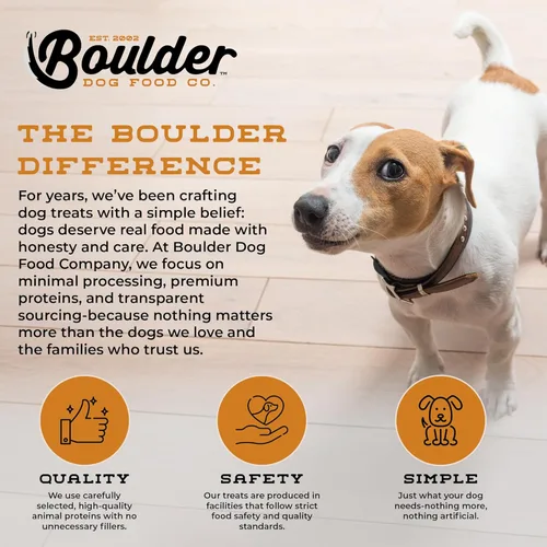 Vista 8 de Boulder Dog Food Company Masticables de bisonte, 4 pulgadas (7 onzas) – Palitos masticables hechos en Estados Unidos, masticables sin ocultos