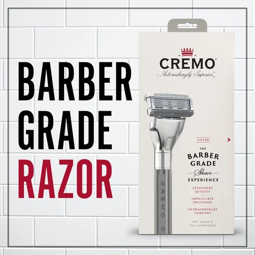Vista 2 de Cremo Asombrosamente superior grado peluquero sistema recargable maquinilla de afeitar