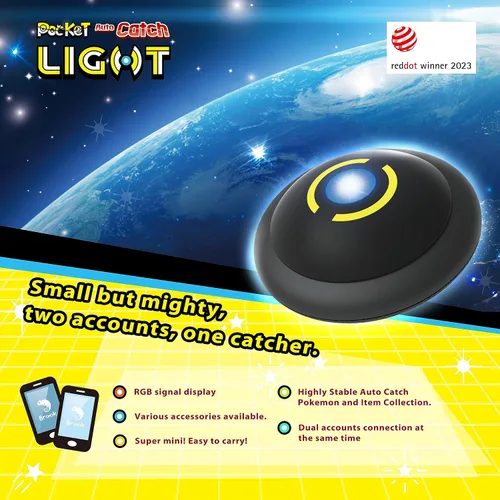 Vista 4 de Brook Pocket Auto Catch Light - Dual Accounts Portable Version of Auto Catcher, The Smallest Auto Catch Accessory as AirTag, 2P Auto Catching Pocket