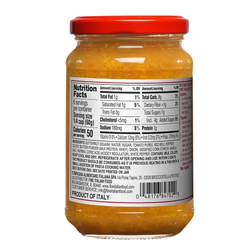 Vista 3 de Mantova Salsa de calabaza Butternut, 12 onzas (paquete de 2), producto de Italia, tradicional, totalmente natural, salsa de pasta lista para comer