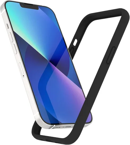 Vista 30 de K TOMOTO Compatible con iPhone 13 Mini (5.4 pulgadas), marco protector de silicona líquida [borde elevado y protección contra caídas] Tacto sedoso