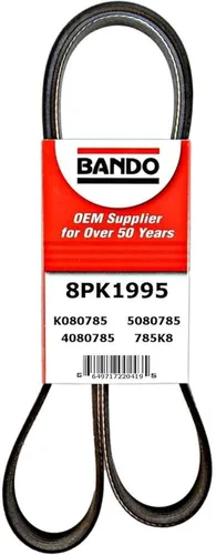 Vista 102 de Bando USA 8PK710 Correa de serpentina de calidad OEM
