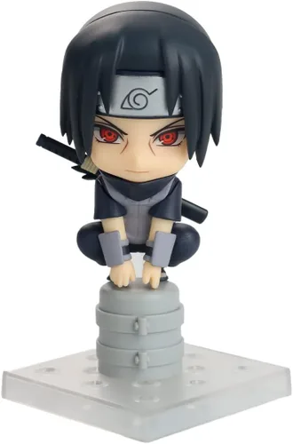 Vista 8 de Good Smile Naruto Shippuden: Itachi Uchiha (versión Black Ops) Nendoroid Figura de acción multicolor