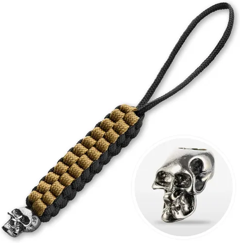 Vista 27 de M-Tac Skull Knife Lanyard with Bead – Paracord Lanyard for Knives & EDC – Tactical Knife Fob Pull Cord – Durable Paracord