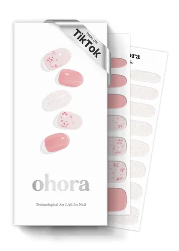 Vista 95 de ohora - Tiras de uñas de gel semicuradas (N Silver Chrome), blancas, metálicas, para cualquier lámpara de uñas UV/LED, larga duración, con 2