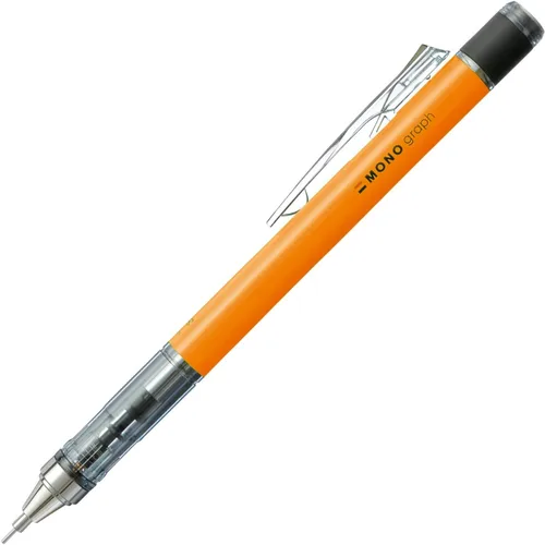 Vista 3 de Tombow - Portaminas, monografía, 0.5 mm, azul neón (DPA-134B)