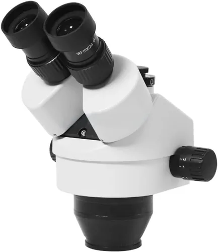 Vista 2 de Kit de microscopio negro/blanco simulado 7X-45X 3.5X-180X Microscopio Zoom Cabezal de microscopio estéreo para reparación de teléfono PCB 3.5X-180X