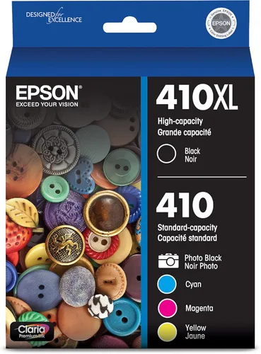 Vista 6 de Epson Expression Premium XP-7100 Wireless Color Photo Printer With EPSON T410 Claria Premium High Capacity Photo Black and Black Ink Cartridges