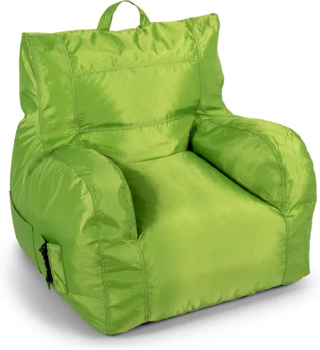 Vista 139 de Big Joe Roma Puf, Sherpa de avena y grafito, gamuza vegana, 3 pies