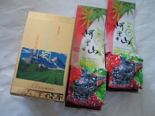 Bolsa sellada al vacío de 2 x 4 onzas (4.94 oz) de Taiwán Alishan (Montaña Ali-Shan) Spring New Leaf Green Tea - Taiwán High Mountain Grown Tea Té