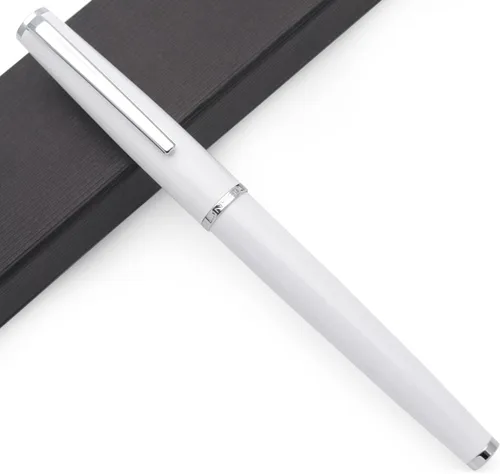 Vista 12 de JINHAO - Pluma estilográfica de metal serie 95 (verde oliva, punta F de 0.020 in)