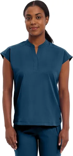 Vista 15 de Healing Hands Purple Label Women's Scrub Top with Dolman Sleeves 2 Pockets Elástico en 2 direcciones, sarga de poliéster y elastano, mangas Dolman