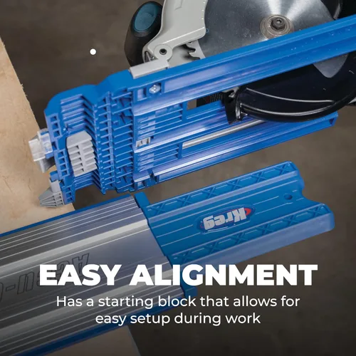 Vista 7 de Kreg KMA3700 Accu-Cut XL - Universal Track Saw Guide System - Make Straight, Cross, Rip & Angled Cuts Easily