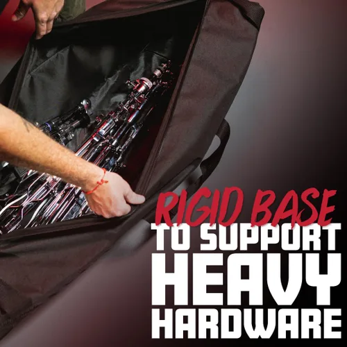 Vista 3 de Bolsa con ruedas Gator Cases MiZone para equipo de batería, 46" x 12" x 12" (GP-HDWE-1246W)