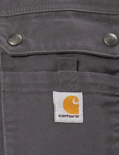 Vista 4 de Carhartt - Chaqueta con forro de sherpa prelavado y ajuste suelto para hombre