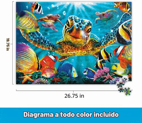 Vista 3 de Buffalo Games - Tiny Bubbles - Rompecabezas de 1000 piezas para adultos