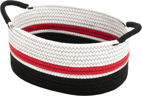 Vista 11 de Yimi's Dream Cesta para regalos, pequeñas y lindas cestas redondas para bebé, boda, cumpleaños, mini cestas decorativas de cuerda de yute para marrón