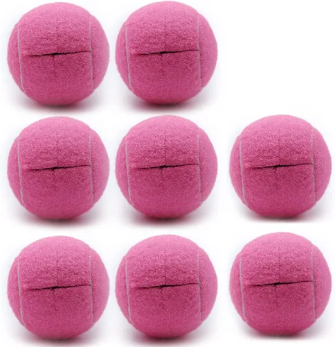 Vista 10 de Magicorange 8 pelotas de tenis precortadas para patas de muebles y protección del suelo, almohadillas de fieltro resistentes de larga duración Negro