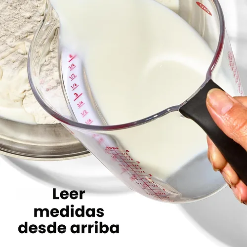 Vista 3 de OXO Good Grips - Juego de tazas medidoras angulares (3 piezas) – Tritan Renew (Paquete de 12)