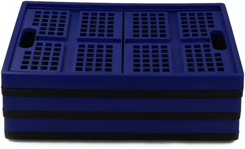 Vista 7 de Gloreen Cesta plegable de 35 cuartos de galón, cajas de leche plegables para almacenamiento, 3 paquetes