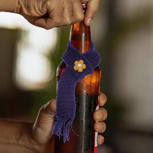Vista 6 de EXCEART 10 piezas mini muñeca decorativa bufanda de muñeca DIY bufanda kawaii mini bufanda mini casa muñeca bufanda suministro de botella de vino