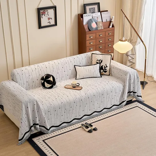 Vista 58 de ROOMLIFE Leopard Couch Cover Boho Sofa Covers for 3 Cushion Couch Washable, Furniture Protector Sofa Couch Cover for Dogs, Soft Breathable Sofa