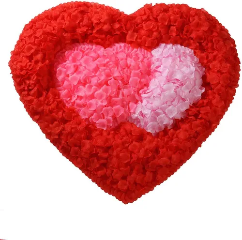 Vista 138 de CODE FLORIST 1100 pétalos de rosa de seda para el día de San Valentín, pétalos de rosa falsos para noches románticas, bodas, propuestas