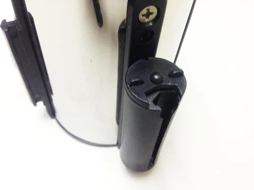 FixtureDisplays® Poste de barrera de cola Stanchion Cinta retráctil para montaje en pared, cinturón de 16 pies, negro 12004-8-NEGRO 12004-8-NEGRO