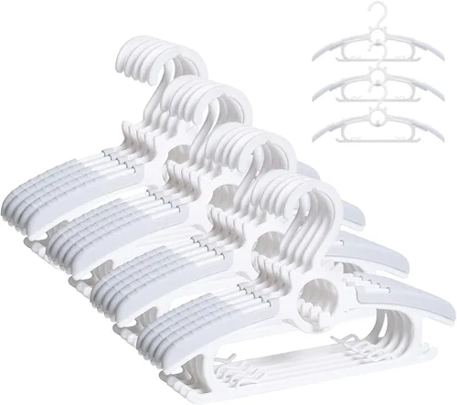 Vista 13 de JSF20 perchas ajustables para ropa de bebé, ropa de bebé, ropa de bebé, para ropa de recién nacidos, para niñas, niños y niños pequeños