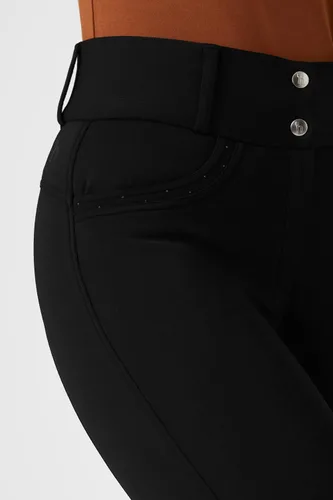 Vista 5 de HORZE Mia Warm Winter Thermo High-Waisted Horse Riding Breeches with Silicone Full Seat
