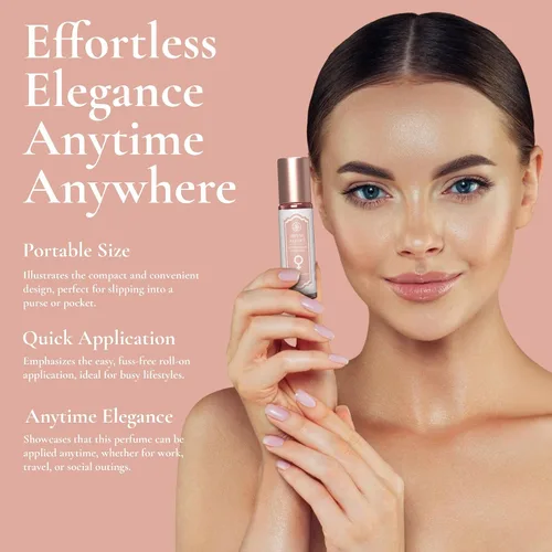 Vista 4 de Perfume de feromonas prémium para mujeres, 0.3 fl oz