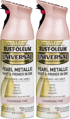 Vista 146 de Rust-Oleum 267298-6PK Pintura en aerosol martillada universal para todas las superficies, 12 onzas, blanco, paquete de 6