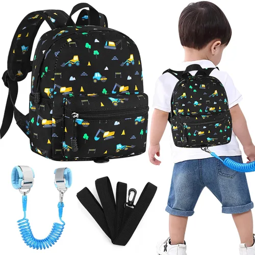 Vista 18 de Accmor Arnés de Mochila para Niños Pequeños con Correa, Lindas Mochilas para Bebé con Eslabón de Muñeca Antipérdida, Mini Arnés de Mochila