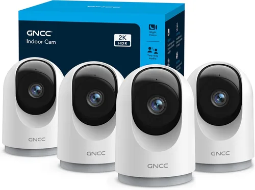Vista 10 de Cámara de seguridad interior GNCC, cámaras 2K para seguridad del hogar con detección de movimiento, cámara para bebé/mascota con aplicación
