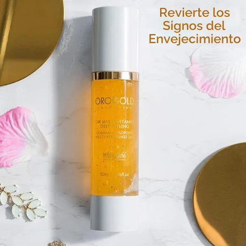 Vista 7 de OROGOLD Peeling profundo multivitamínico de 24 K, con vitamina C y ácido