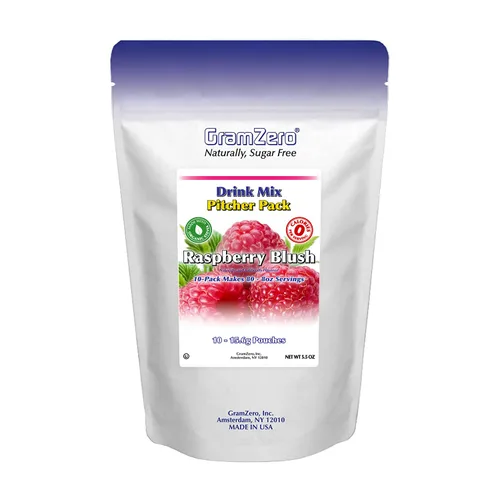 Vista 64 de GramZero Acai - Mezcla de bebida sin azúcar sin calorías, ideal para té cargado de club de nutrición, endulzado con stevia