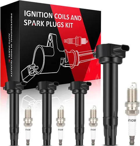 Vista 100 de SCITOO Paquete de bobinas de encendido compatible con Mitsubishi Outlander 2.4L 2014 2015 2016 2017 UF814 C-911 49114 1 PCS
