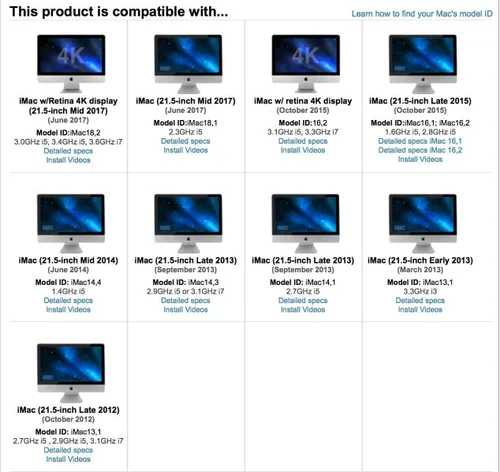 Vista 2 de OWC Paquete de actualización SSD para iMacs 2012-2019 de 21.5 pulgadas, Mercury Electra 1.0TB 6G SSD, caja de disco duro USB 3.0 Express de 2.5