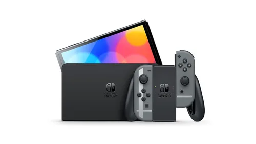 Vista 3 de Nintendo Switch - OLED Model Super Smash Bros. Ultimate Bundle (Full Game Download + 3 Mo. Nintendo Switch Online Membership Included)