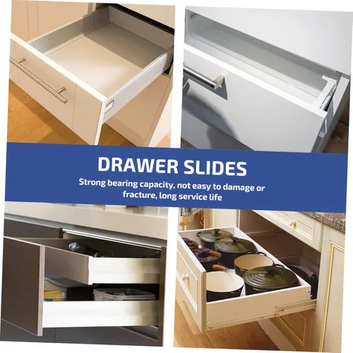 Vista 4 de DOITOOL Muebles de casa de miniture con riel deslizante para cajones, 2 piezas, cajón de madera, diapositivas de alta resistencia, para cajones