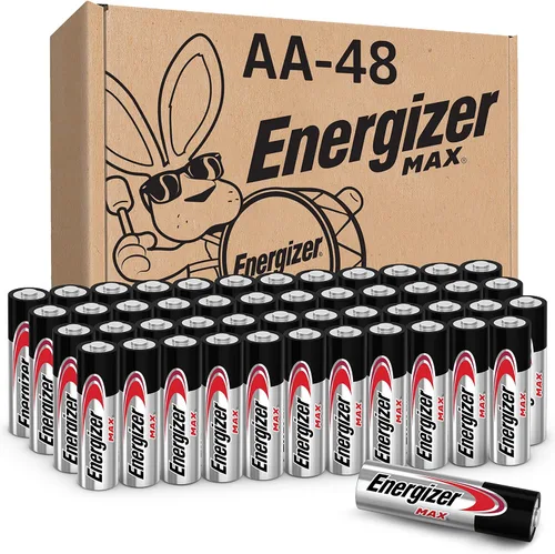 Energizer - Pilas AA MAX (paquete de 48 unidades), baterías alcalinas doble A