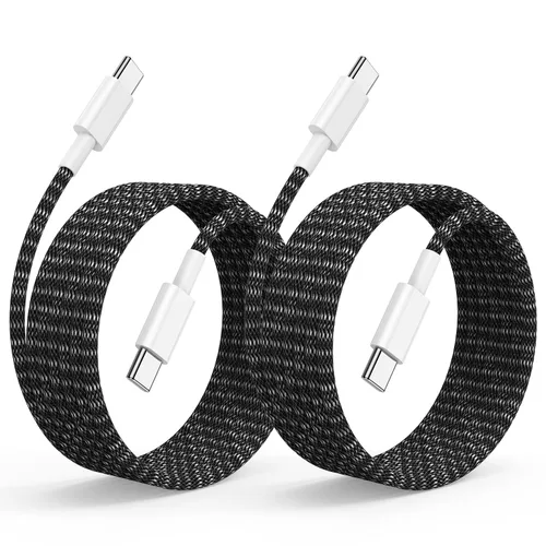 Cable de carga rápida USB C a C de 10 pies, cable de carga largo tipo C a USB C para Apple iPhone 17 Pro Max/17 Air/16 Pro/15 Plus, MacBook Pro